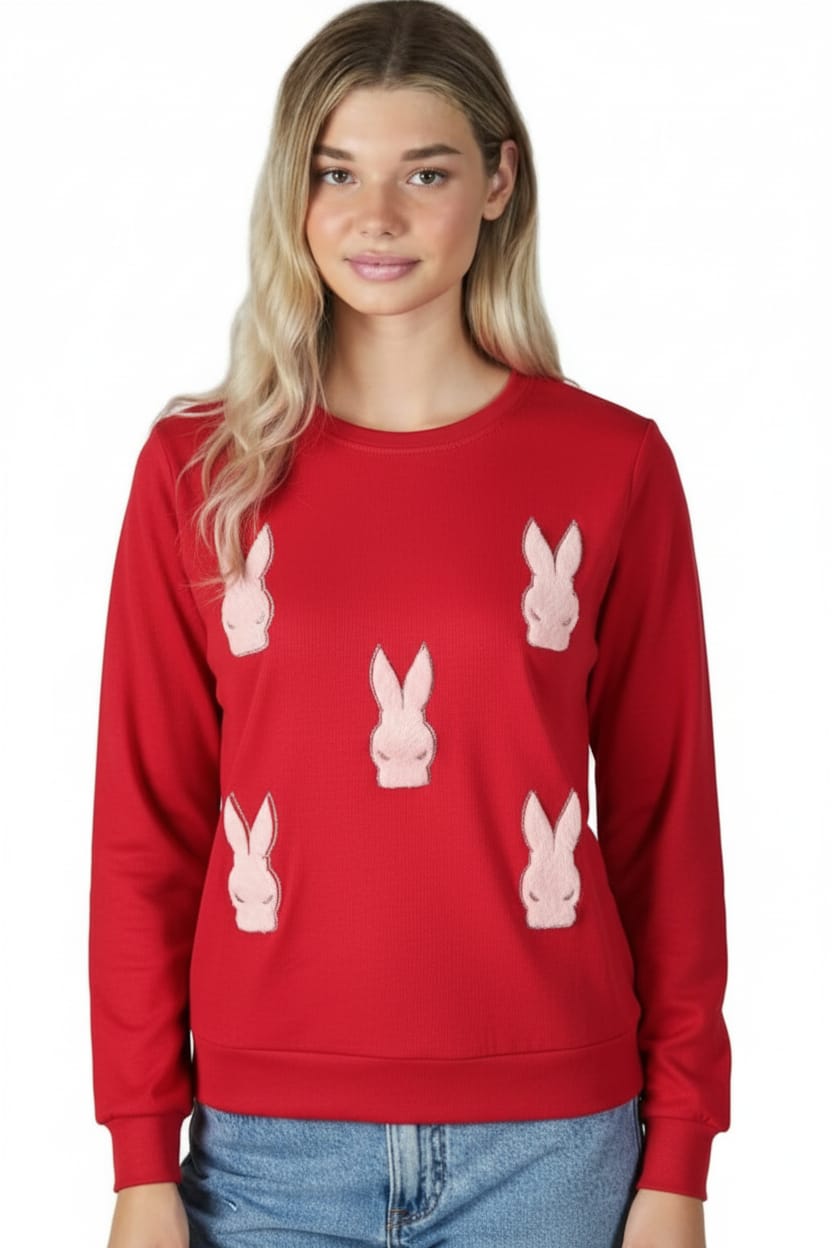 Tshirt Be Cute Rabbit Cotton Printed