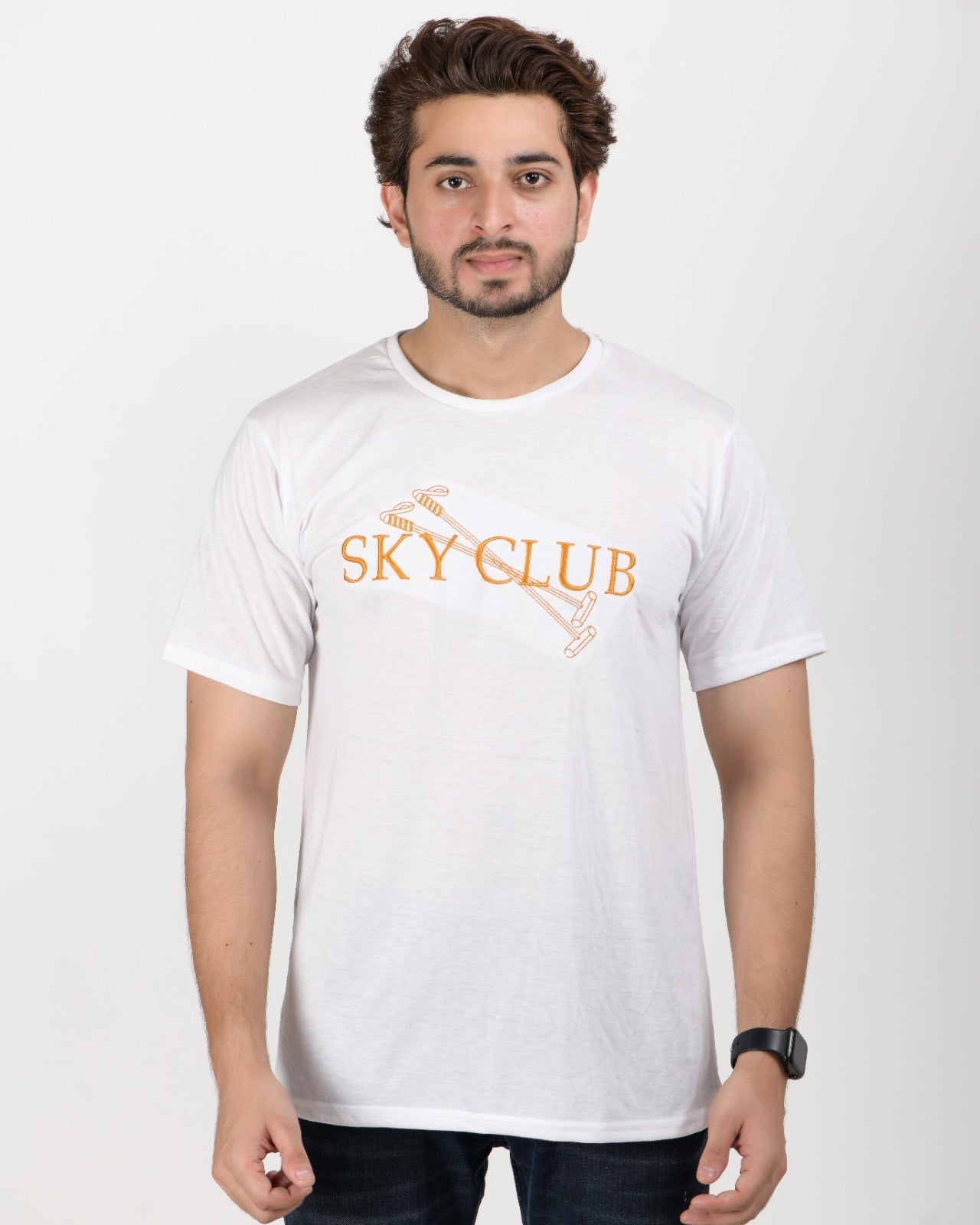 CreativiT Graphic Printed T-Shirt for Unisex Whisky is Risky Tshirt | Casual Half Sleeve Round Neck T-Shirt | 100% Cotton | D00529-20