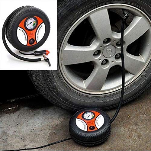 Electric Mini Dc 12V Air Compressor Pump for Car and Bike Tyre Tire Inflator