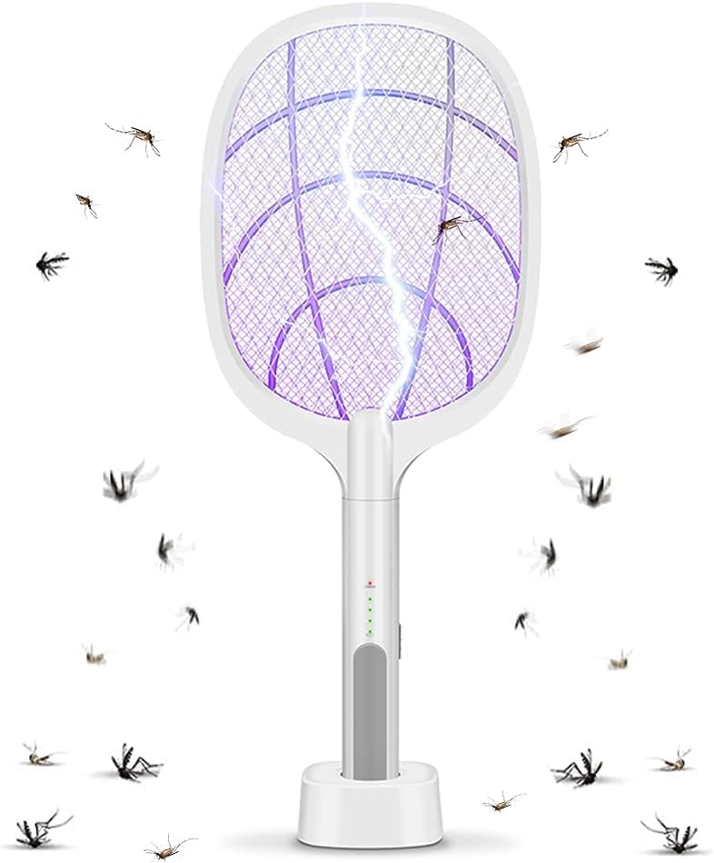 Rechargeable Fly Mosquito Racket Bat in-Built UV Lamp