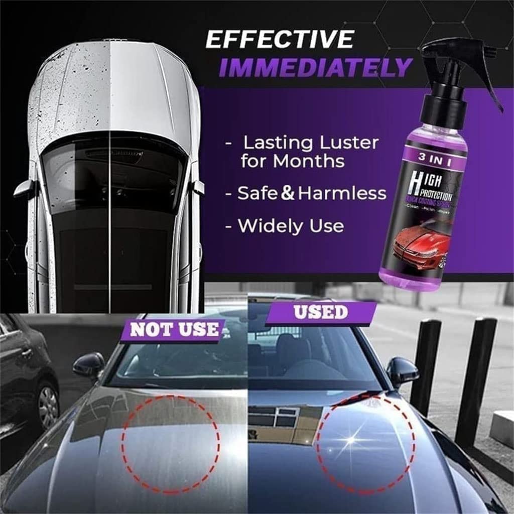 3 in 1 high Protection Fast car Coating Spray
