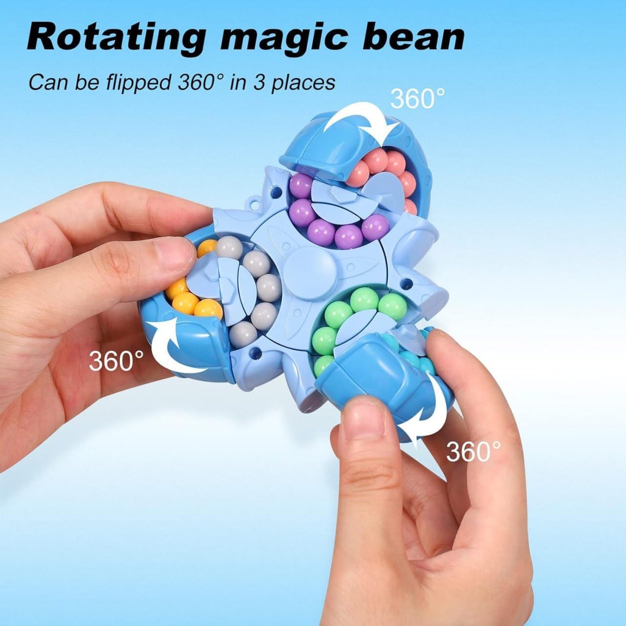 Magic Bean Rotating Fidget Cube