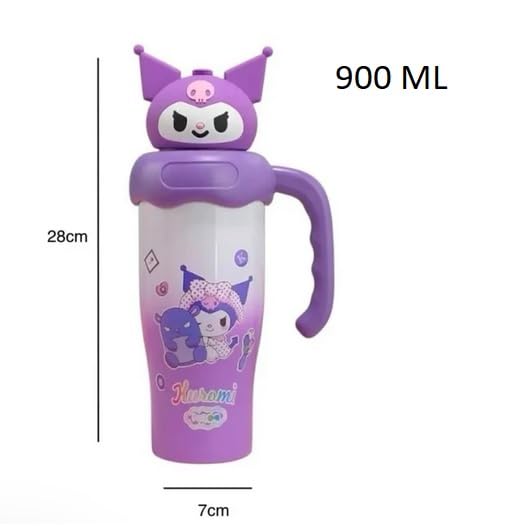 Cute Cartoon Hot-Cold Insulated Tumbler-900ml