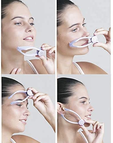 Tactine Eyebrow Face and Body Hair Threading and Removal System Tweezers for eyebrows