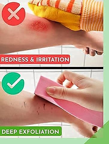 Soft Exfoliating Sponge Shower Brush Exfoliating Body Sponge for
