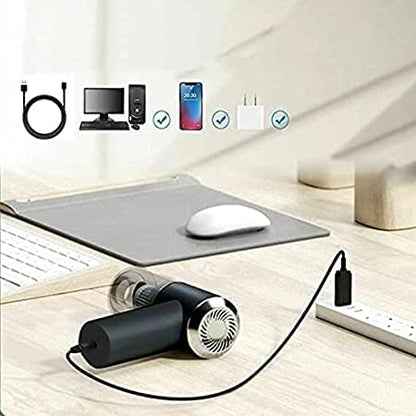 Handheld Vacuum Car Cleaner Air Duster Wireless Rechargeable Home Pet Hair Vacuum with Powerful Cyclonic (2 in 1 Vaccum Cleaner 120w)