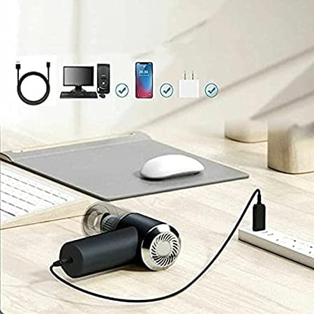 Handheld Vacuum Car Cleaner Air Duster Wireless Rechargeable Home Pet Hair Vacuum with Powerful Cyclonic (2 in 1 Vaccum Cleaner 120w)