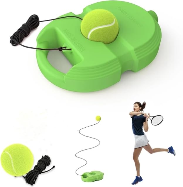 Tennis Trainer Rebound Ball,Solo Tennis Training Equipment for Self-Pracitce | Portable Tool |