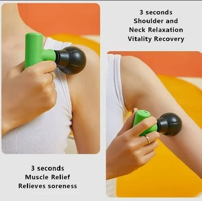 Electric Massager Gun Deep Tissue Percussion Muscle Mini Facial Gun Professional Body Massage Gun for Pain Relief