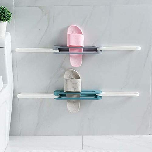3-in-1 Wall-Mounted Slippers Shoe Storage