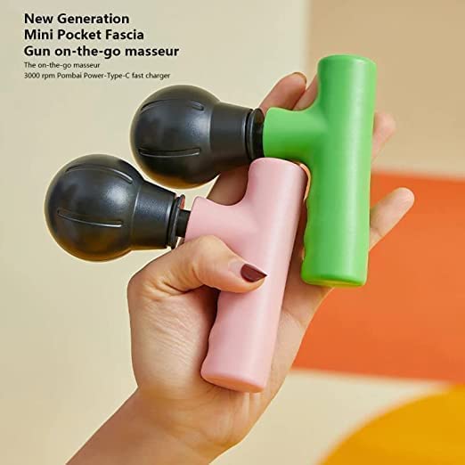 Electric Massager Gun Deep Tissue Percussion Muscle Mini Facial Gun Professional Body Massage Gun for Pain Relief