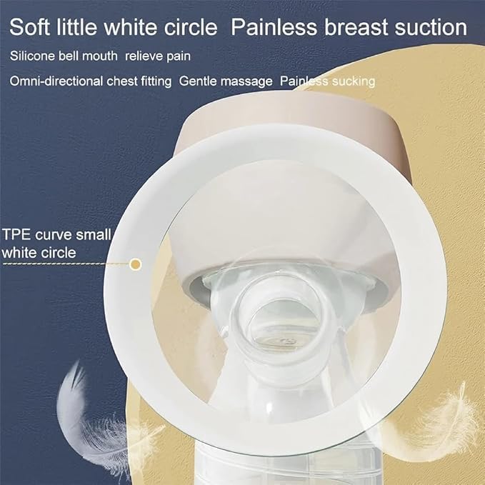 Adore Electric Breast Pump for Moms Rechargeable Breastfeeding Pump with 2-Phase Suction, Soft Silicone Cushion, BPA-Free & Portable Design.