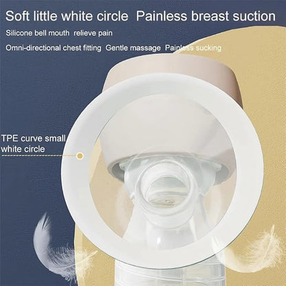 Adore Electric Breast Pump for Moms Rechargeable Breastfeeding Pump with 2-Phase Suction, Soft Silicone Cushion, BPA-Free & Portable Design.
