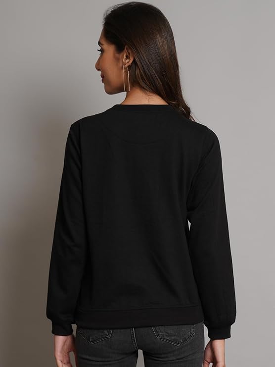 Full Sleeve Crew Neck Pinted Sweatshirt