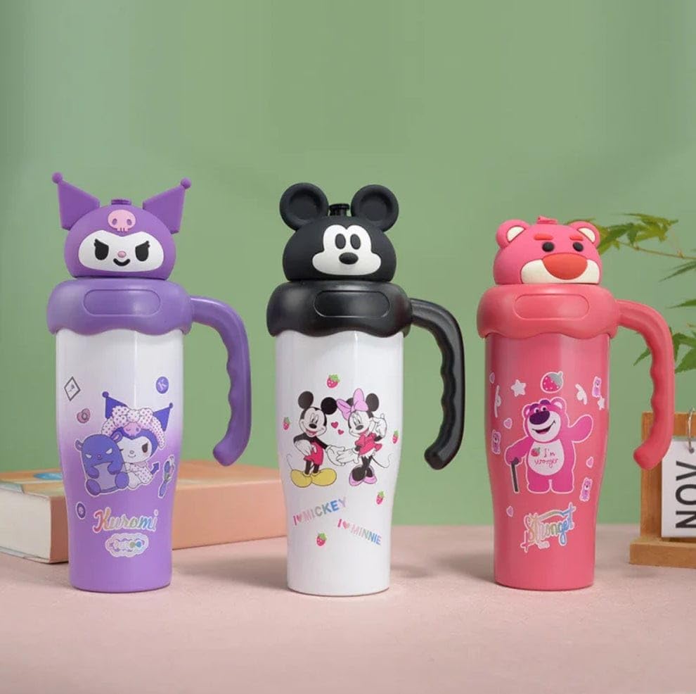 Cute Cartoon Hot-Cold Insulated Tumbler-900ml