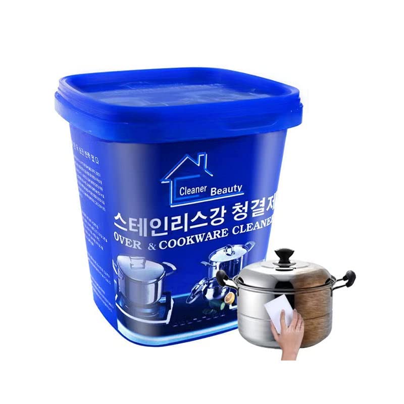 500gm Oven & Cookware Cleaner Stainless Steel Cleaning Paste Remove Stains from Pots Pans Multi-Purpose