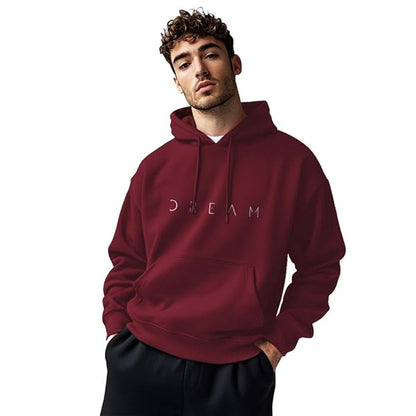 Printed Hoodies for Man | 280 GSM Rich Cotton Fleece Hooded Full Sleeve Sweatshirt for Man | Stylish Casual Wear Winter Hoodies for Men