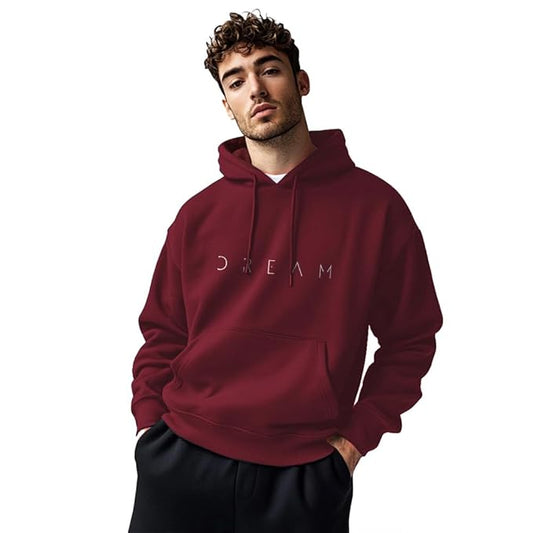 Printed Hoodies for Man | 280 GSM Rich Cotton Fleece Hooded Full Sleeve Sweatshirt for Man | Stylish Casual Wear Winter Hoodies for Men