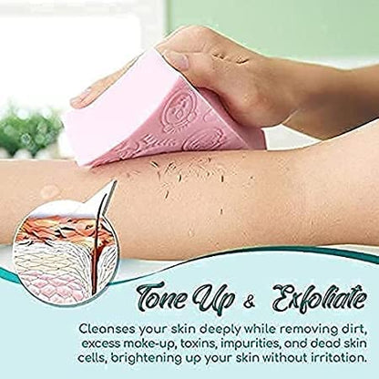 Soft Exfoliating Sponge Shower Brush Exfoliating Body Sponge for