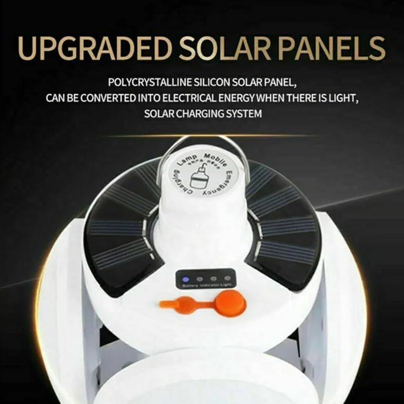 Solar LED White Light Bulb, Multi-Functional