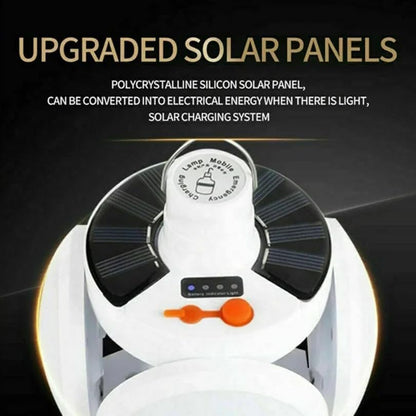 Solar LED White Light Bulb, Multi-Functional