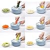 Vegetable Cutter Mandoline Slicer, 10 in 1