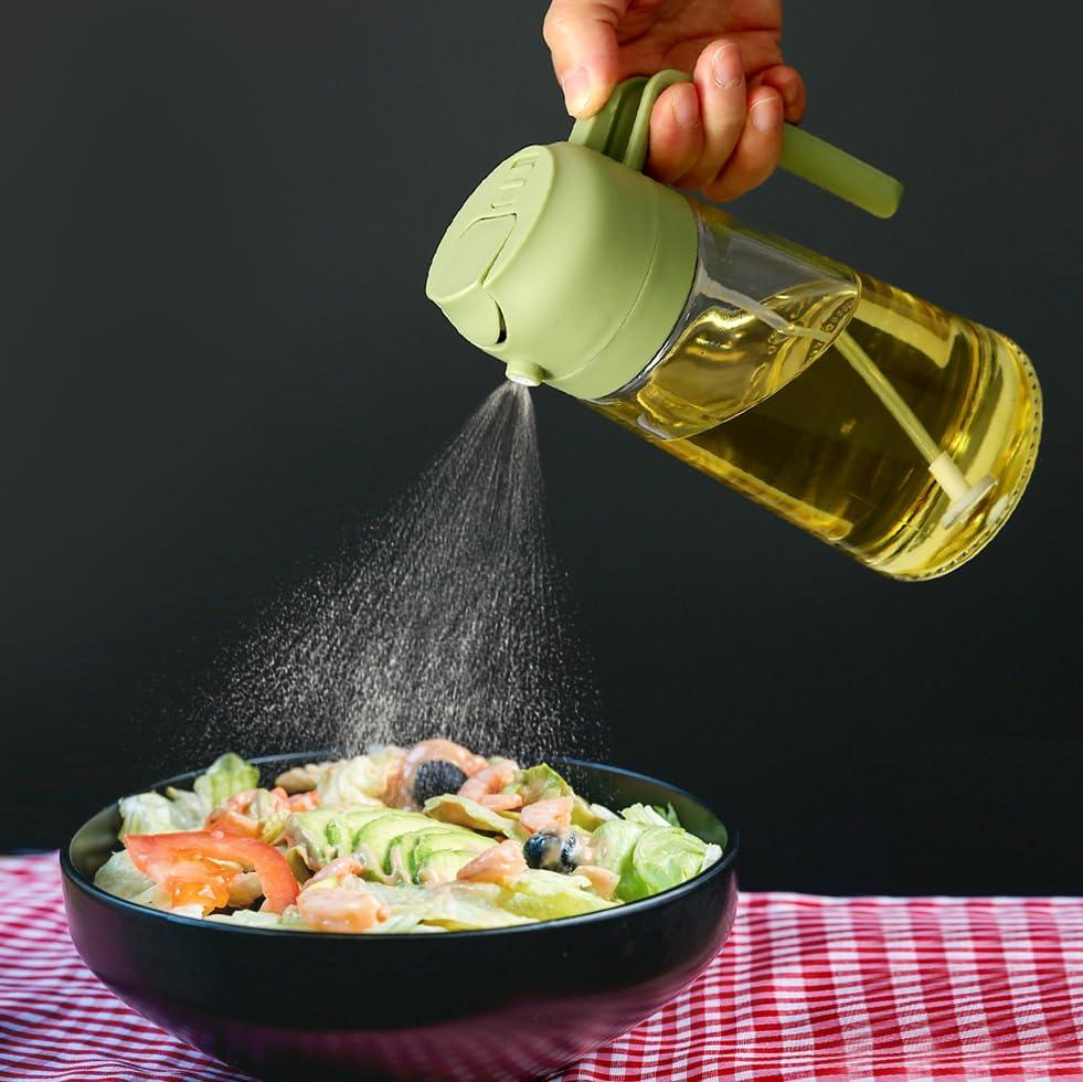 2-IN-1 OIL DISPENCER SPRAY BOTTLE FOR COOKING (500ML)