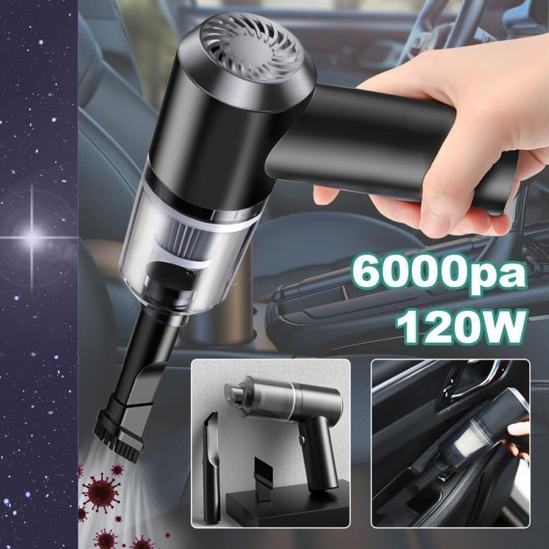 3 in 1 Portable Car Vacuum Cleaner with Blower
