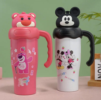 Cute Cartoon Hot-Cold Insulated Tumbler-900ml