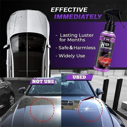 3 in 1 high Protection Fast car  Coating Spray