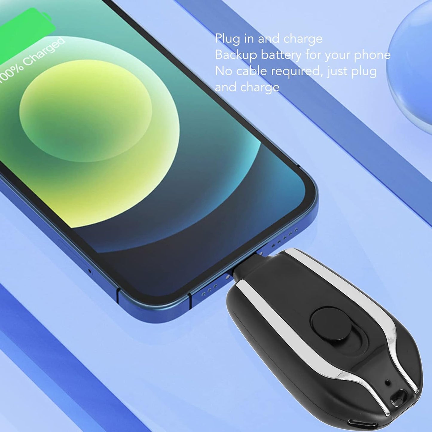 Mini Power Emergency Pod  Fast Finger 1500mah Charging