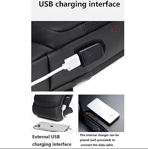 ING Bag for Men,Cross body Bag with Water Bottle Holder Mobile Phone Compartment Shoulder Bag with Handle,Pack Of 1