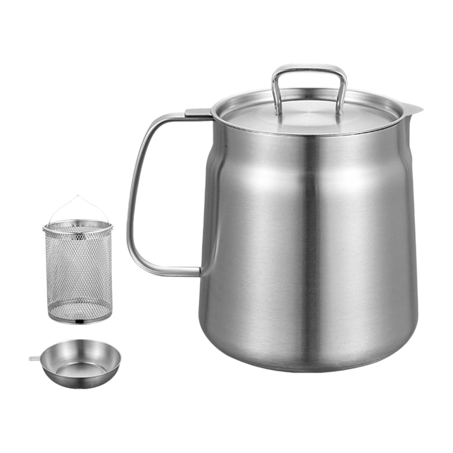 304 Stainless Steel Deep Fryer Pot with Basket