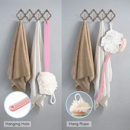 Silicone Back Scrubber Brush with Loofah