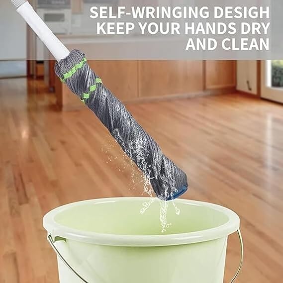Floor Cleaning Mop || Self-Wringing Floor || 360 Rotatable Adjustable Cleaning ,