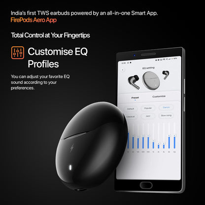 Boltt Aero TWS Ear Buds Custom EQ, Wireless Bluetooth 5.4
