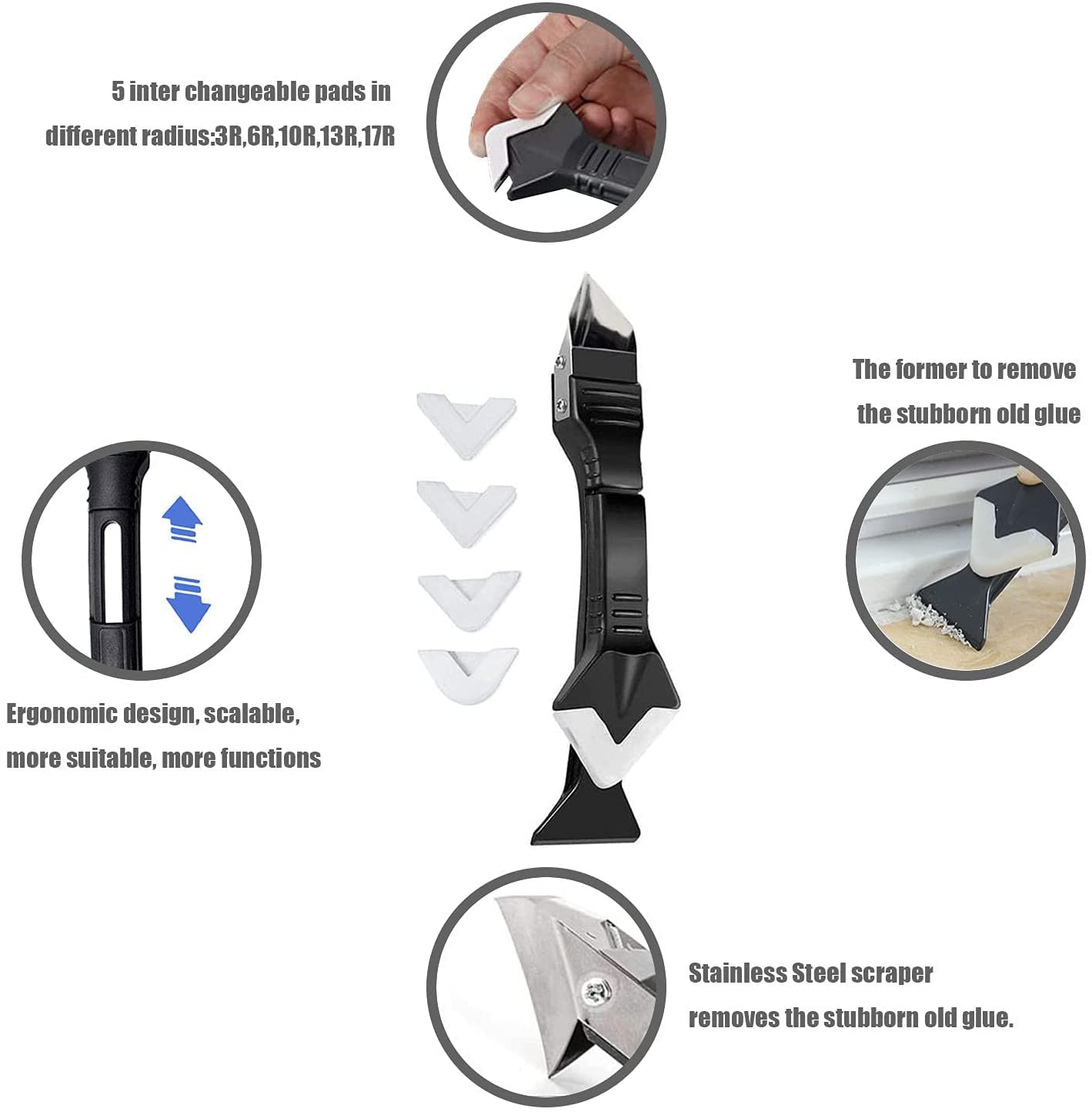 3 in 1 Silicone Caulking Tools