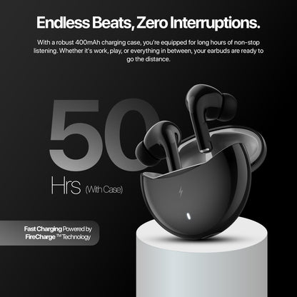 Boltt Aero TWS Ear Buds Custom EQ, Wireless Bluetooth 5.4