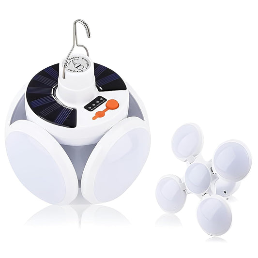Solar LED White Light Bulb, Multi-Functional