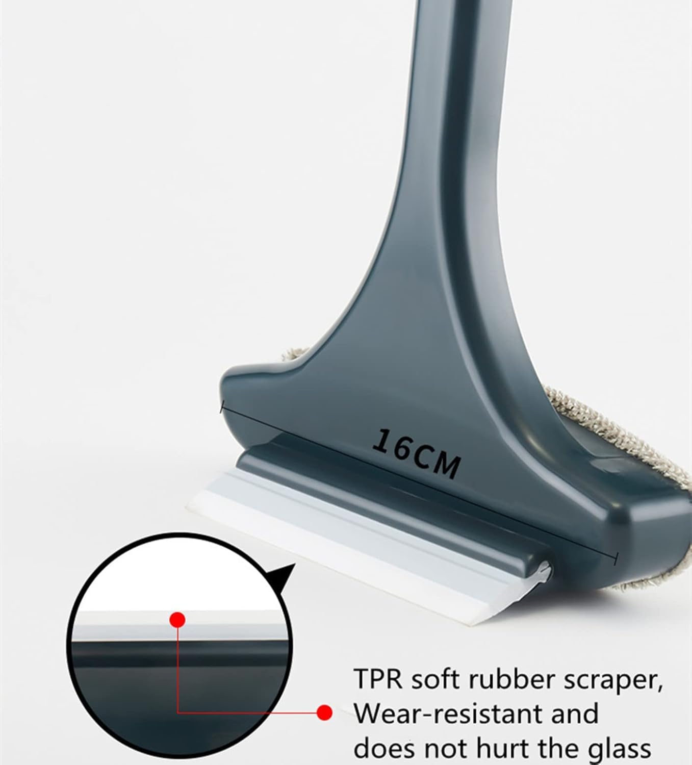 2-in-1 Window Cleaning Brush with Wiper