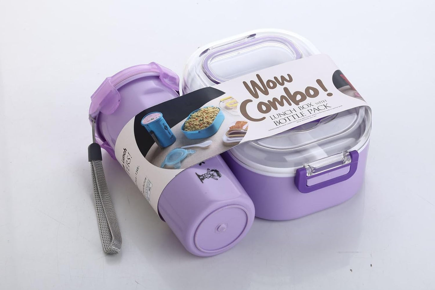 Lunch Box with Bottle Set for School | School Lunch Box for Boys| | l Lunch Box for Girls | Tiffin Box with Water Bottle | Lunch Box Combo with Bottle