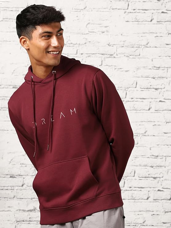 Printed Hoodies for Man | 280 GSM Rich Cotton Fleece Hooded Full Sleeve Sweatshirt for Man | Stylish Casual Wear Winter Hoodies for Men