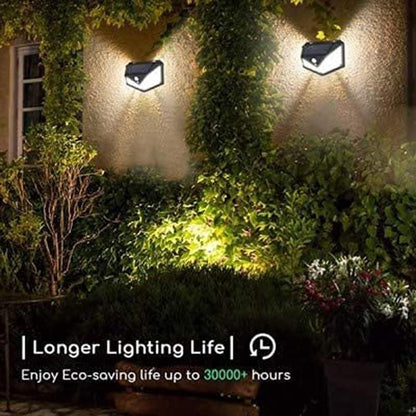 Solar Motion Sensor Sun-Powered LED Wall Light