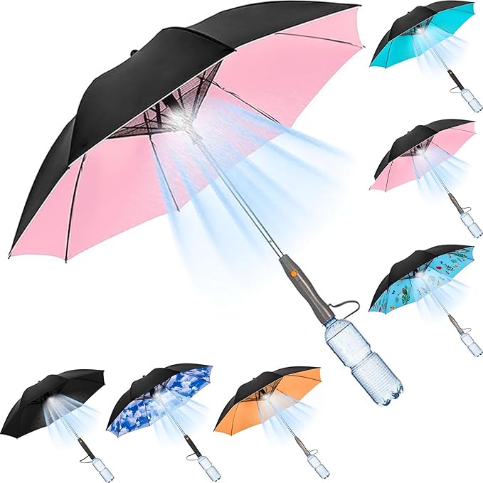 3 In 1 Umbrella With Fan And Mister
