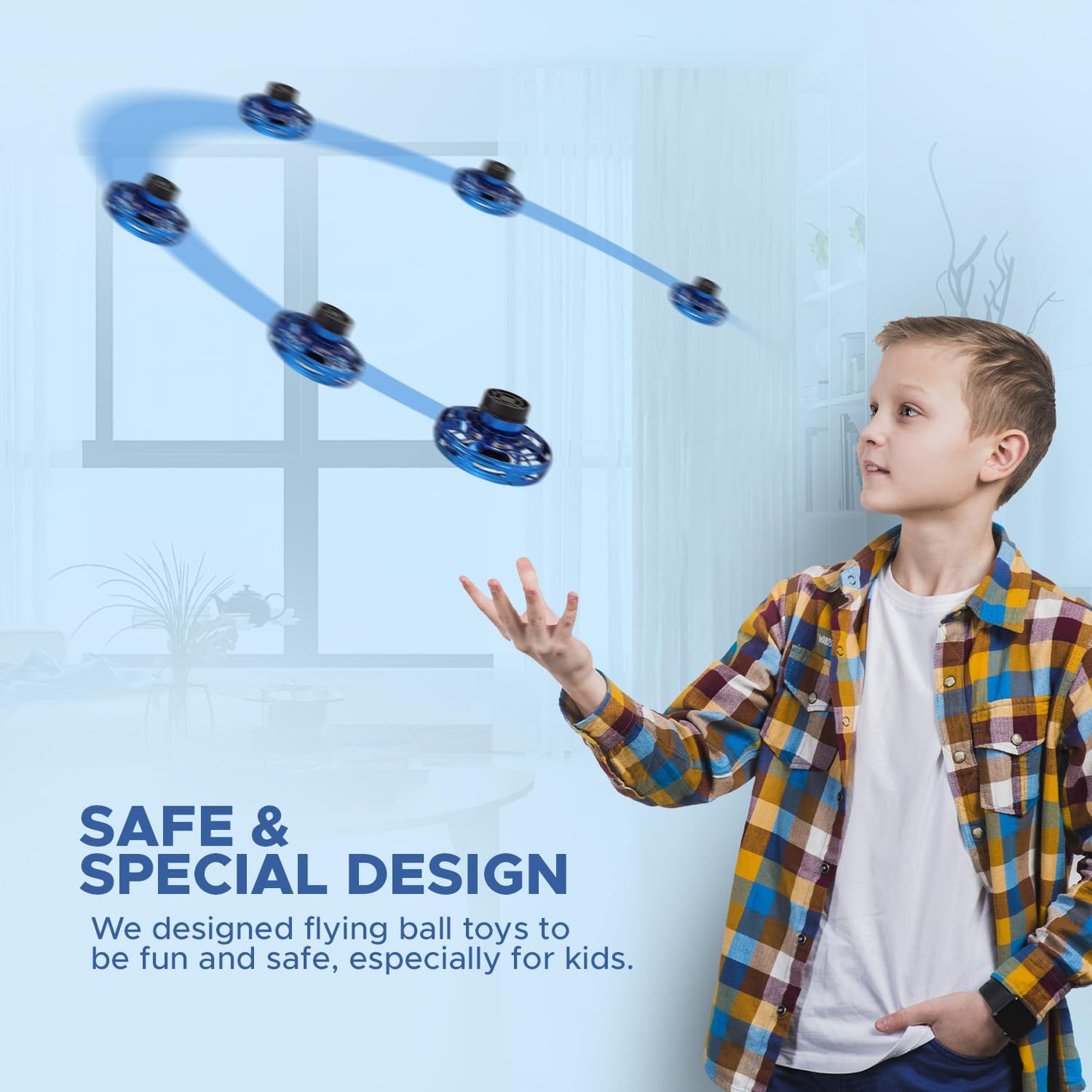 Hand Spinner I Fingertip Upgrade Flight I Mini UFO Flying Spinner for Adults I Gyro Flying Spinner Decompression Toy for Adults - Hand Spinner Toy