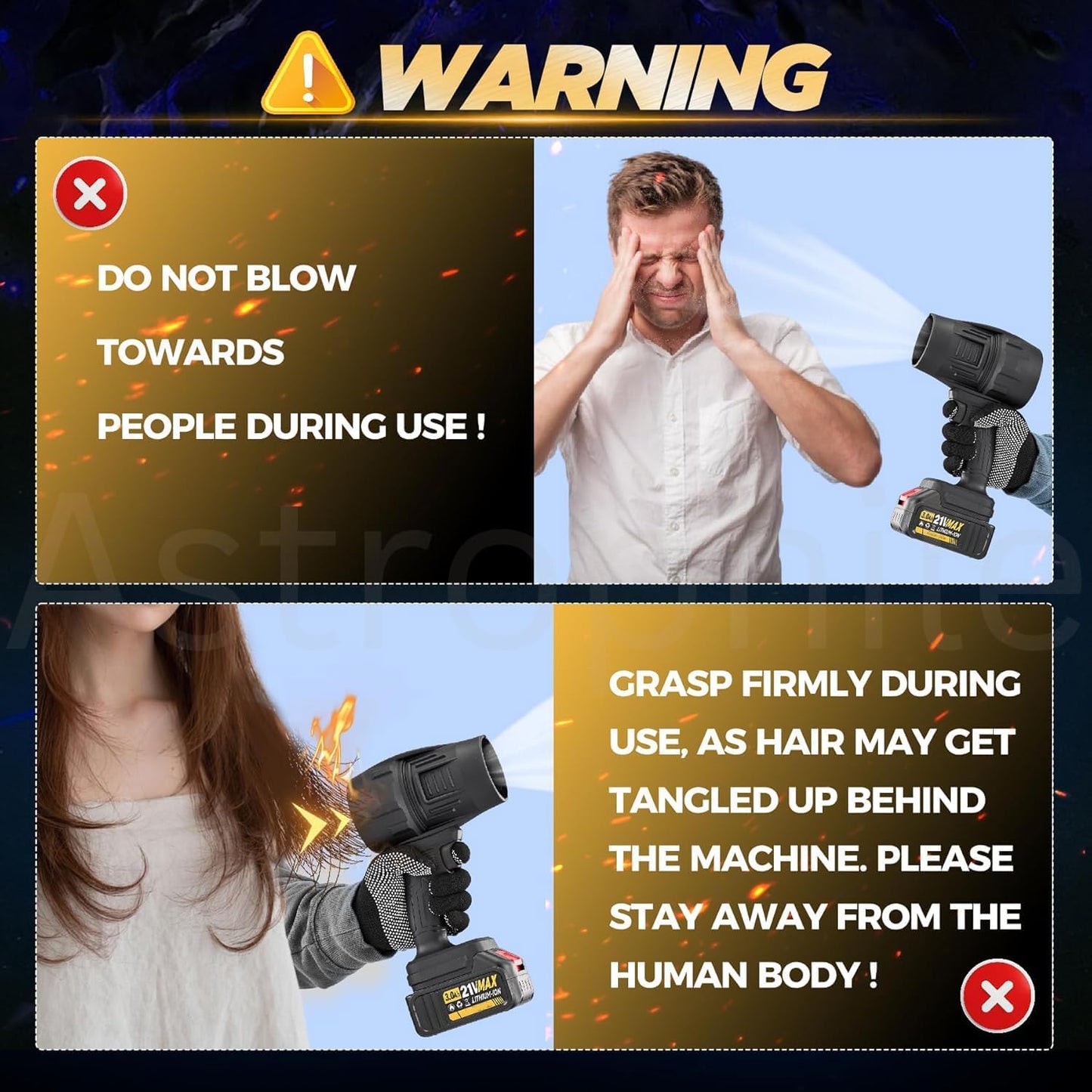 180,000 RPM, 120 MPH, Lightweight Portable TurboDry Cordless Car