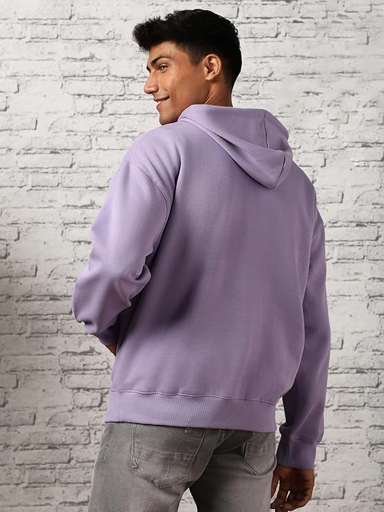 Oversized Hoodies for Man Stylish | 280 GSM Rich Cotton Fleece Solid Oversized Fit Hooded Full Sleeve Oversized Sweatshirt for Men | Stylish Casual Wear Winter Hoodies for Men
