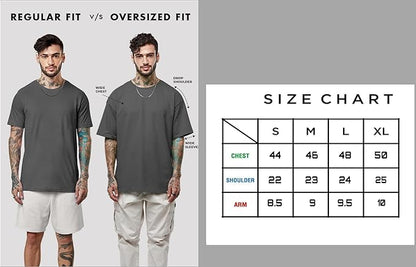 240 GSM Oversized Stay Cool Short and Half Sleeve T-Shirts for Women and Men Black