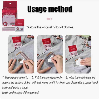 Stain Remover Wet Wipes,Clothing Stain