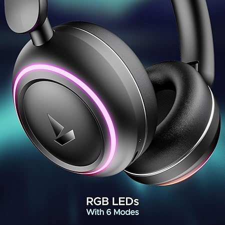 BOAT Rockerz 480, RGB LEDs,6 Light Modes